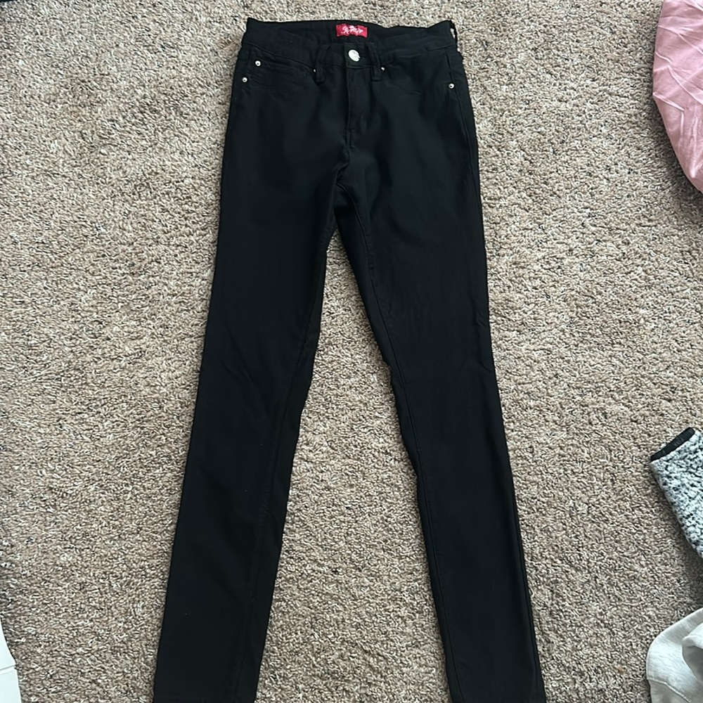 Black fleece-lined  pants -size 10